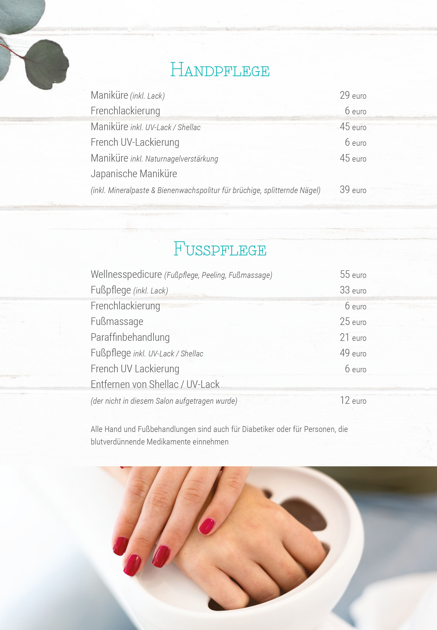 Preisliste Seite 2