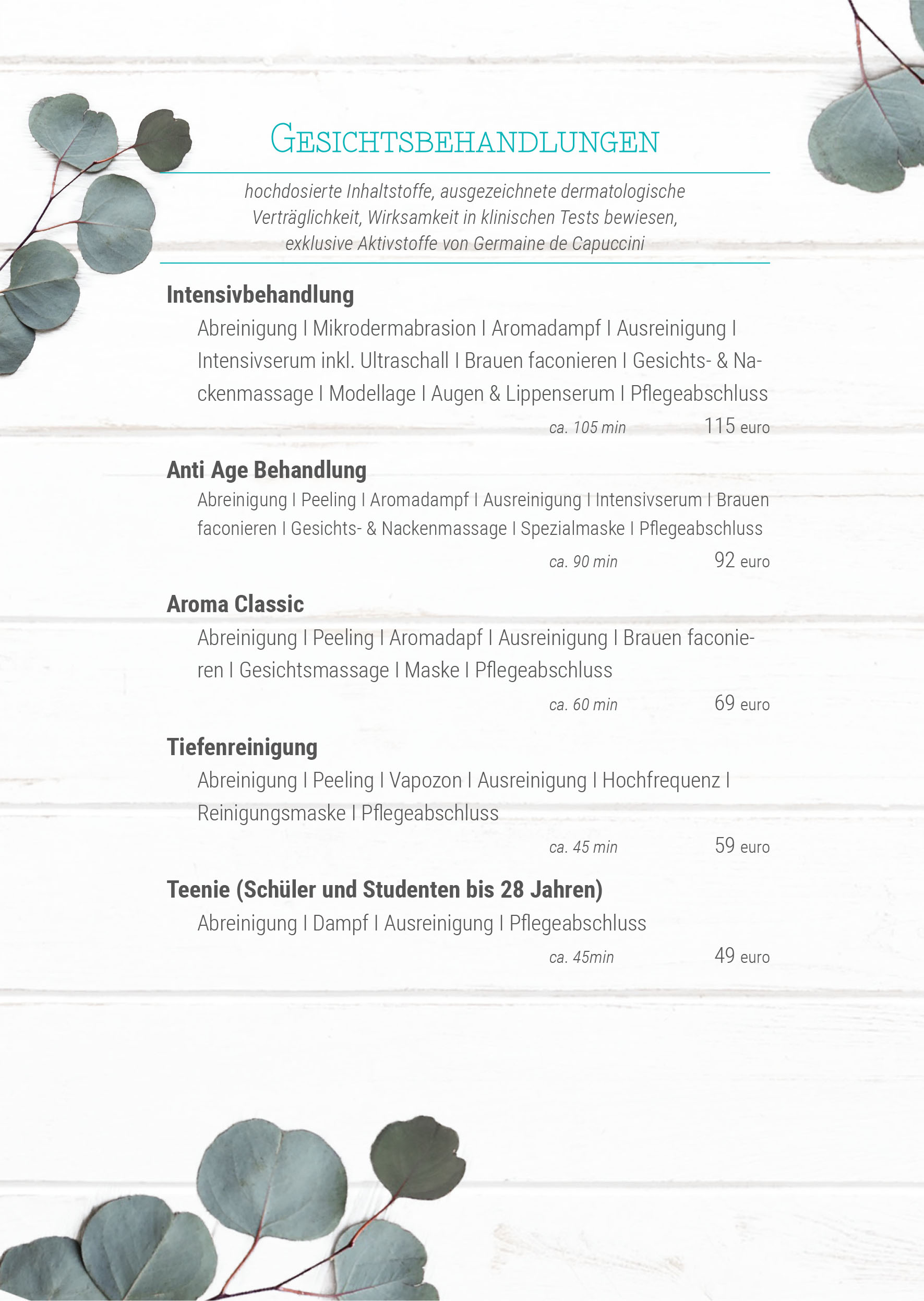 Preisliste Seite 5